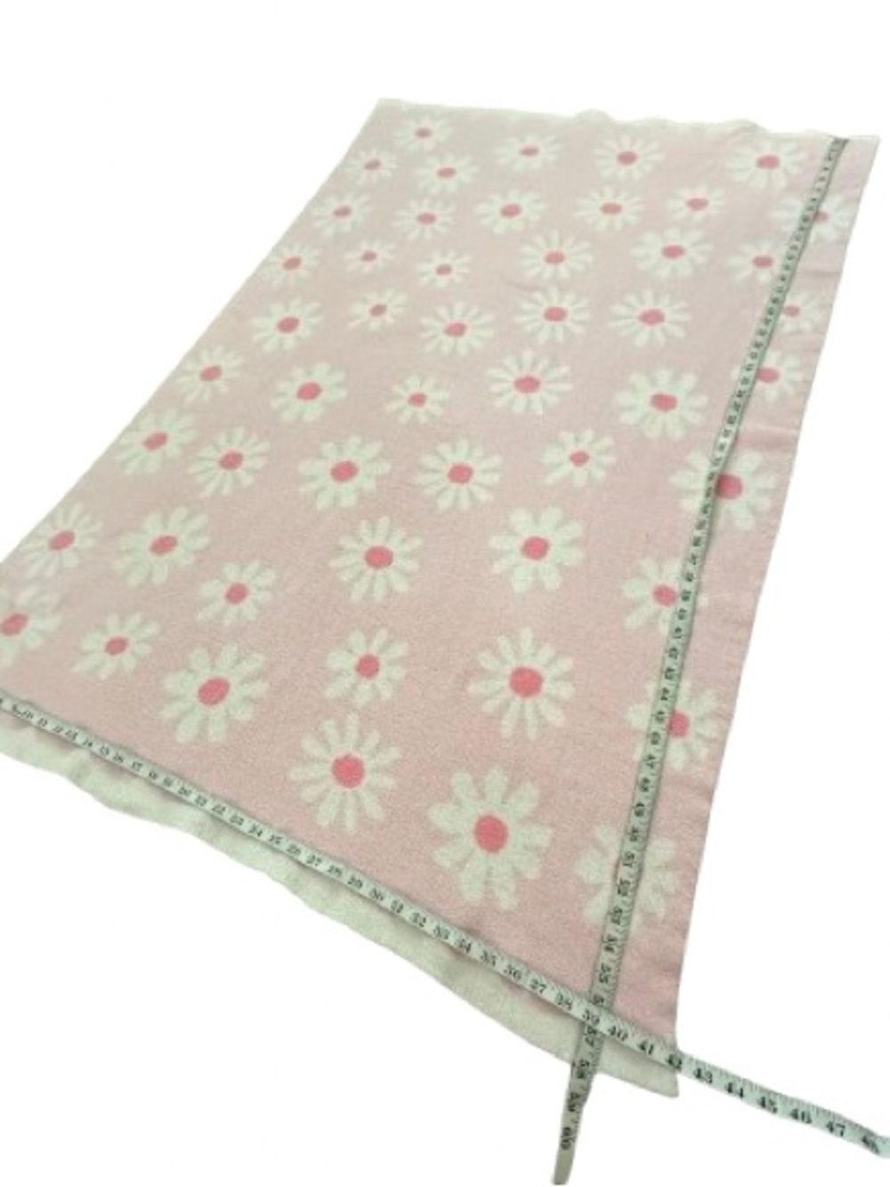 Martha Stewart Kid's Pink Daisy Soft Fluffy Fleece Double-sided Throw Blanket - Picture 7 of 10